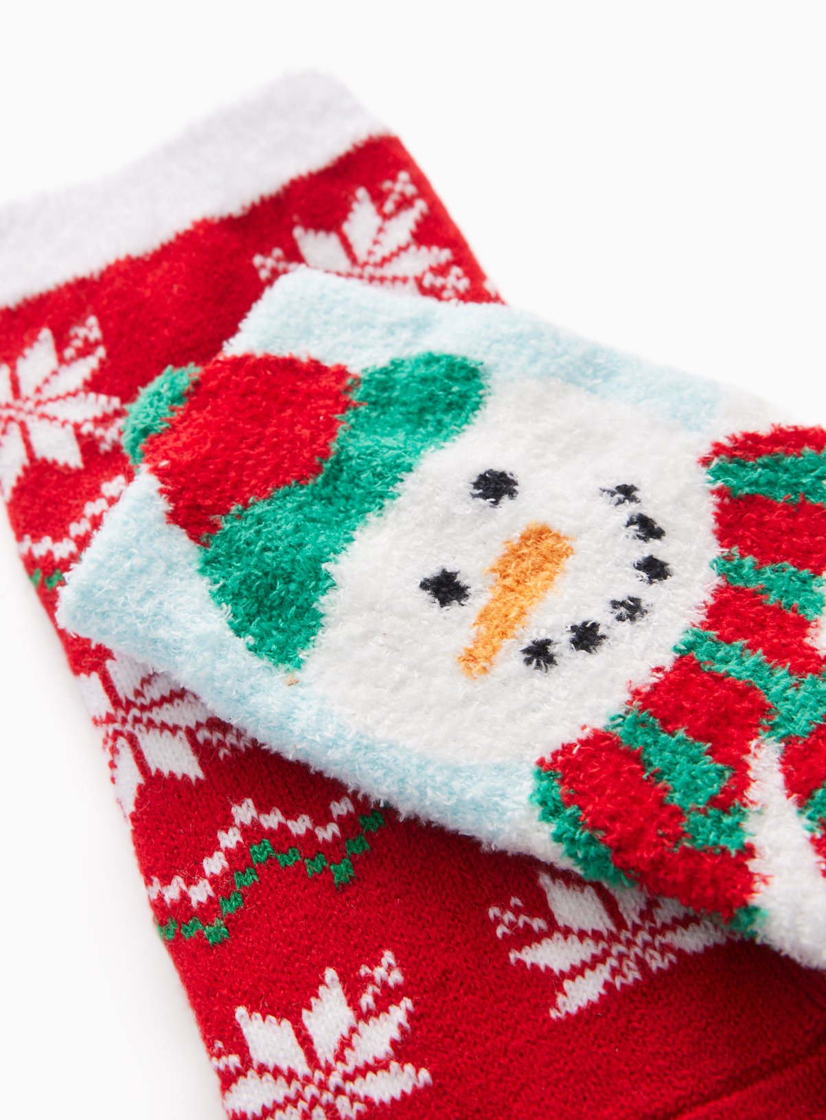 The Snowman Fluffy Cosy Socks 2-Pack 9-12 Infant - Image 2 thumbnail
